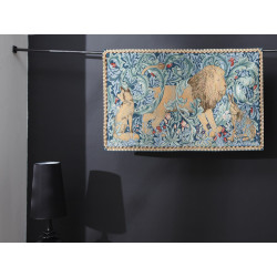 Jacquard woven tapestry The Forest, William Morris