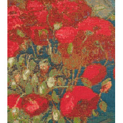 Tapestry Vase with Poppies by Van Gogh