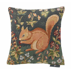 Small filled cushion Medieval squirrel