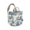 Jacquard woven basket The Chinese with the wheelbarrow