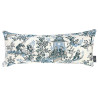 Long cushion cover The Chinese with the wheelbarrow