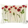 5423B  : Roses sur tige, fond blanc