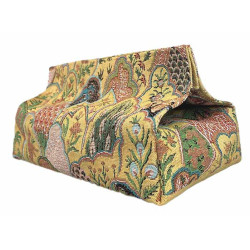 Tissue box case Chinese mosaic