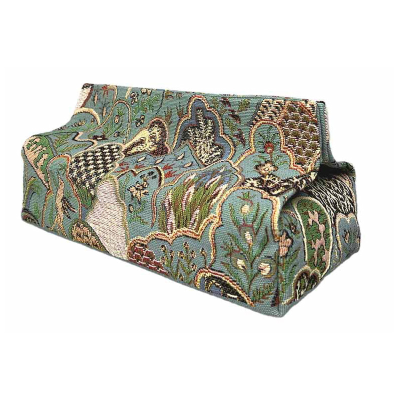 Tissue box case Chinese mosaic