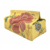 Tissue box case Stylized flowers