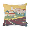 housse de coussin provence fond jaune