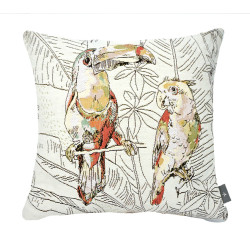 Cushion cover - Parrot &...