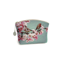 Passerines on branch...