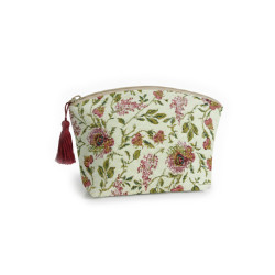 Broché flowers cosmetic bag