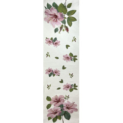 Table runner Hibiscus