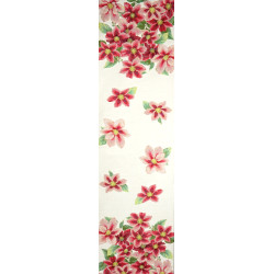 Table runner clematis