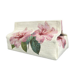Boîte à mouchoirs Hibiscus